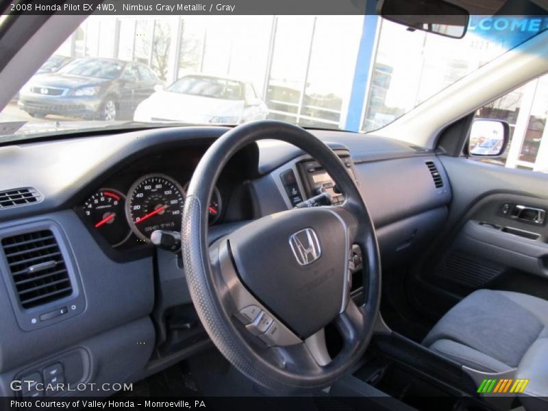 Nimbus Gray Metallic / Gray 2008 Honda Pilot EX 4WD