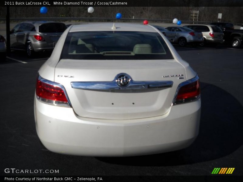 White Diamond Tricoat / Cocoa/Cashmere 2011 Buick LaCrosse CXL