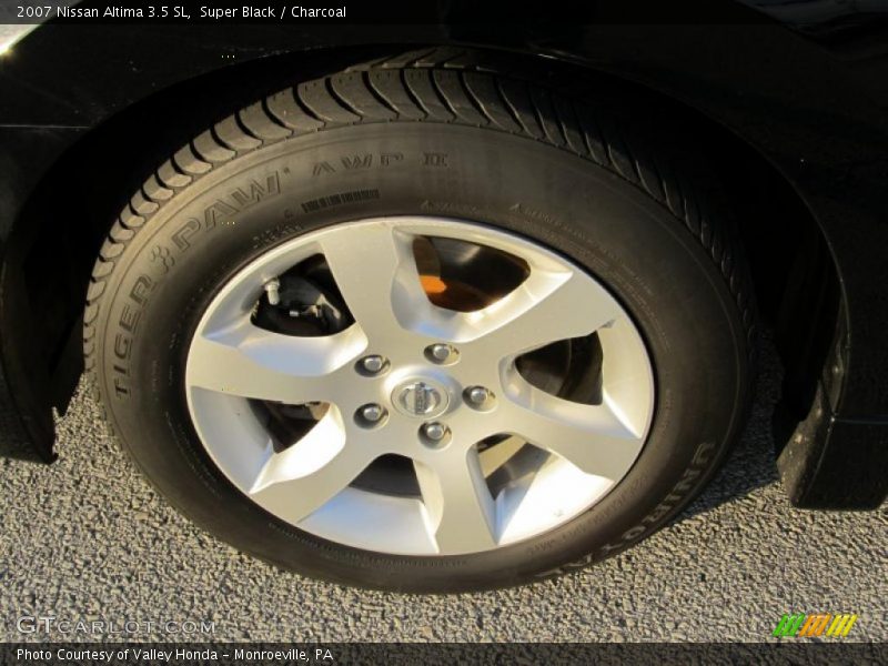 Super Black / Charcoal 2007 Nissan Altima 3.5 SL