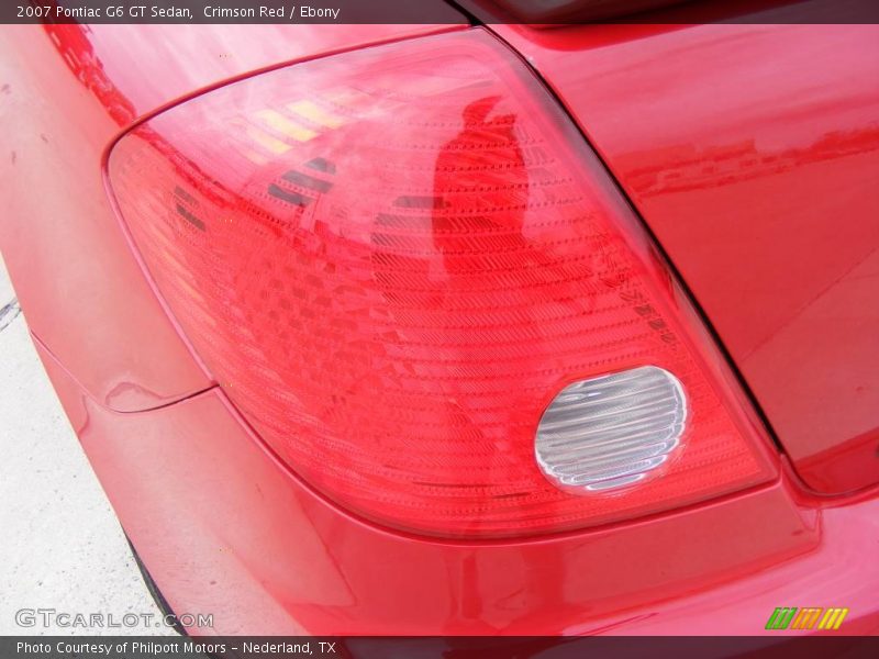 Crimson Red / Ebony 2007 Pontiac G6 GT Sedan