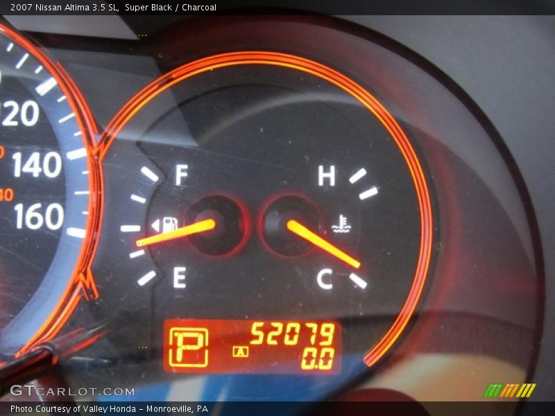 Super Black / Charcoal 2007 Nissan Altima 3.5 SL