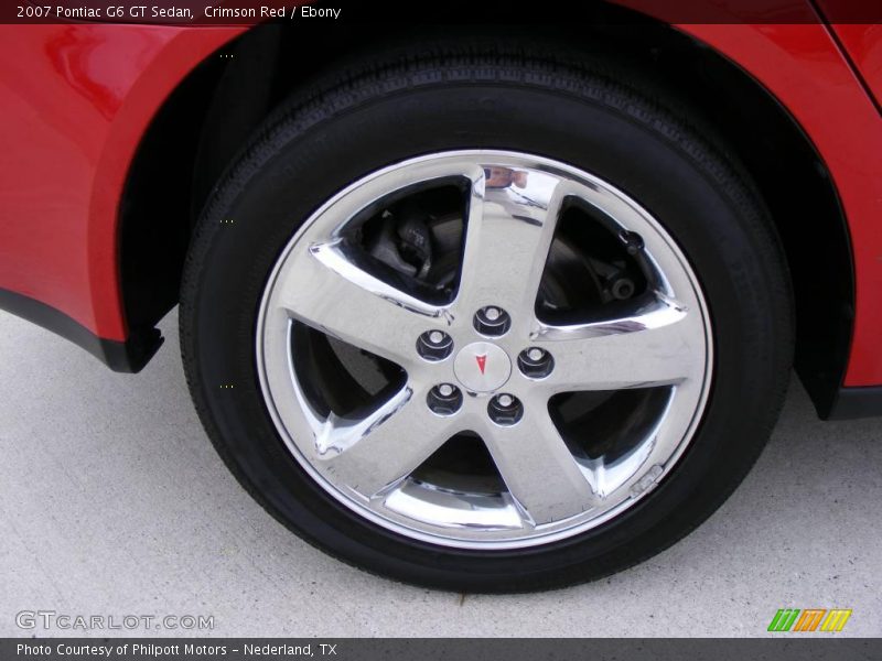 Crimson Red / Ebony 2007 Pontiac G6 GT Sedan