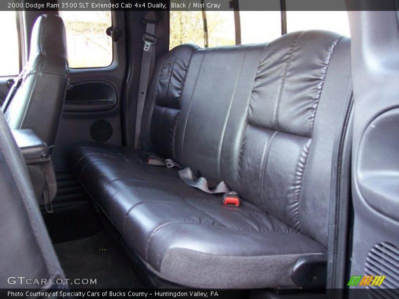 Black / Mist Gray 2000 Dodge Ram 3500 SLT Extended Cab 4x4 Dually