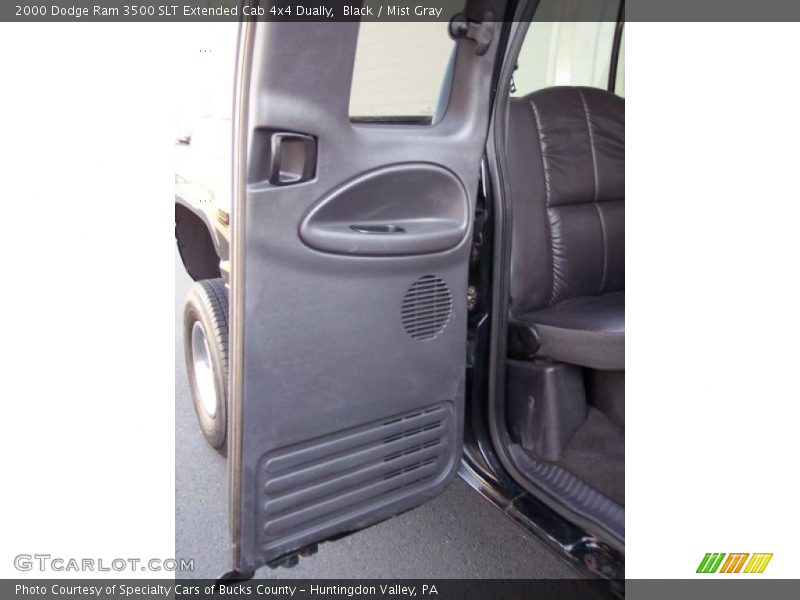 Black / Mist Gray 2000 Dodge Ram 3500 SLT Extended Cab 4x4 Dually