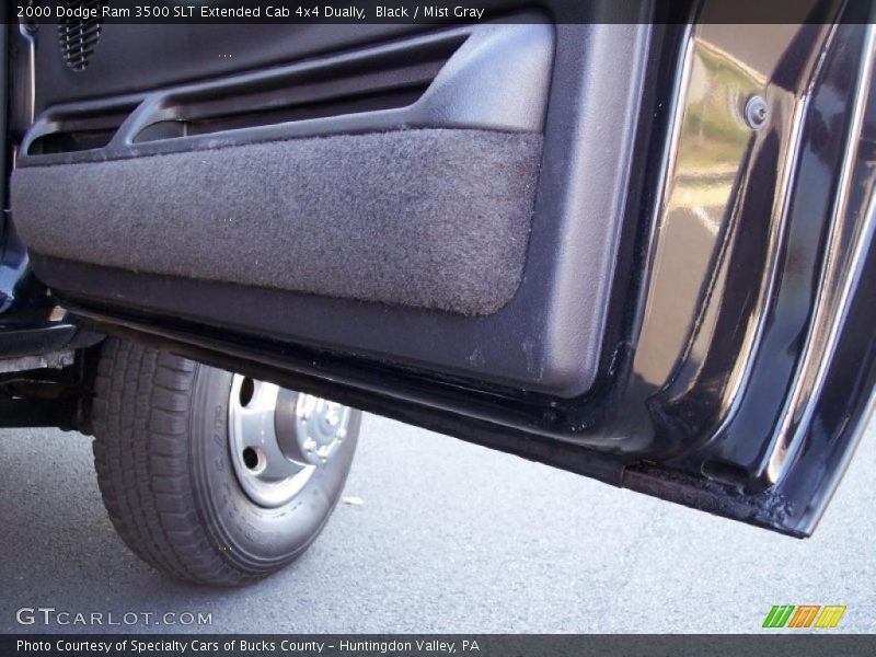 Black / Mist Gray 2000 Dodge Ram 3500 SLT Extended Cab 4x4 Dually