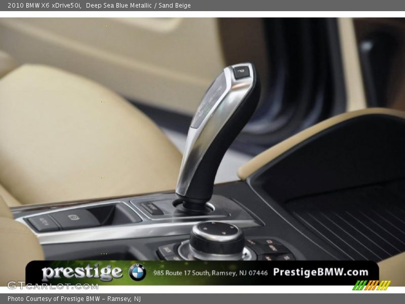 Deep Sea Blue Metallic / Sand Beige 2010 BMW X6 xDrive50i