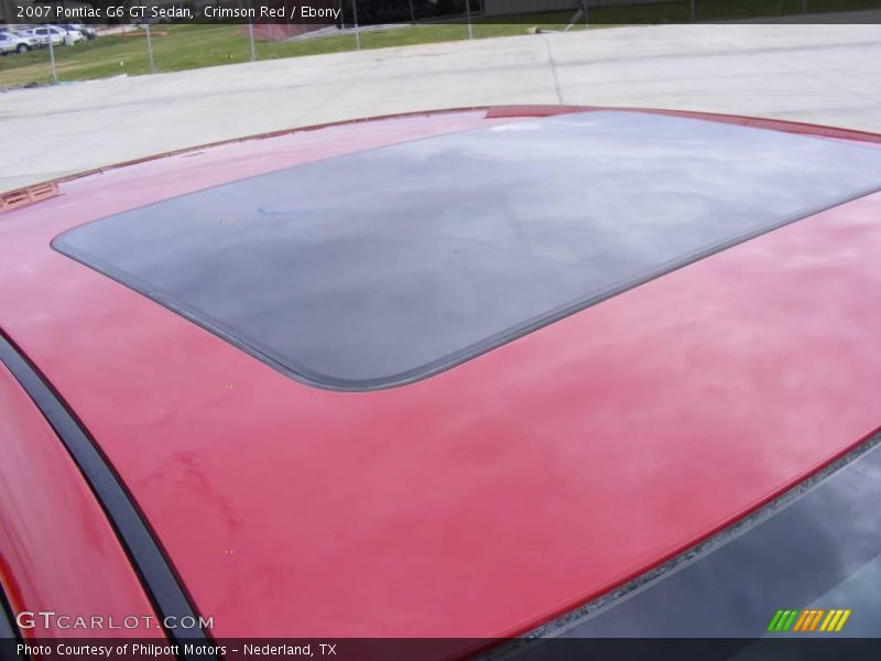 Crimson Red / Ebony 2007 Pontiac G6 GT Sedan