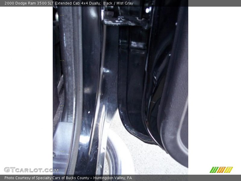 Black / Mist Gray 2000 Dodge Ram 3500 SLT Extended Cab 4x4 Dually