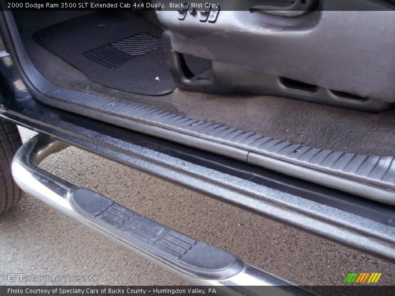 Black / Mist Gray 2000 Dodge Ram 3500 SLT Extended Cab 4x4 Dually