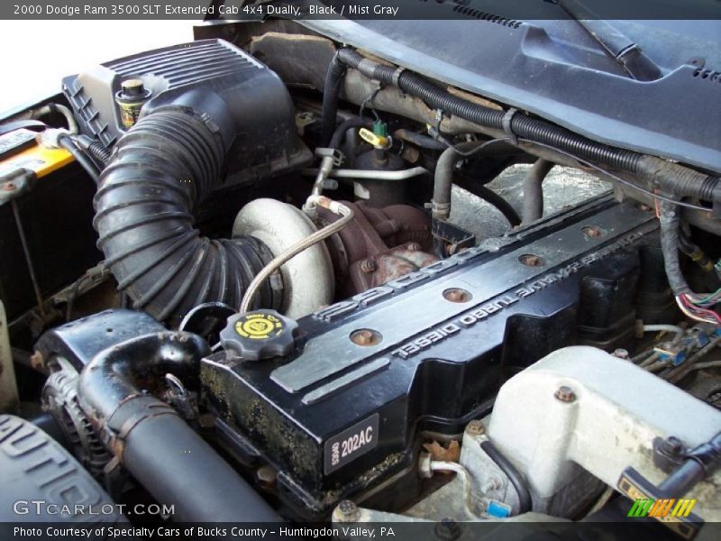  2000 Ram 3500 SLT Extended Cab 4x4 Dually Engine - 5.9 Liter OHV 24-Valve Cummins Turbo-Diesel Inline 6 Cylinder