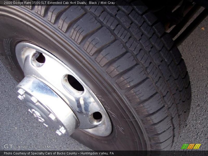 Black / Mist Gray 2000 Dodge Ram 3500 SLT Extended Cab 4x4 Dually