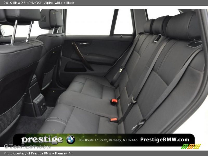 Alpine White / Black 2010 BMW X3 xDrive30i