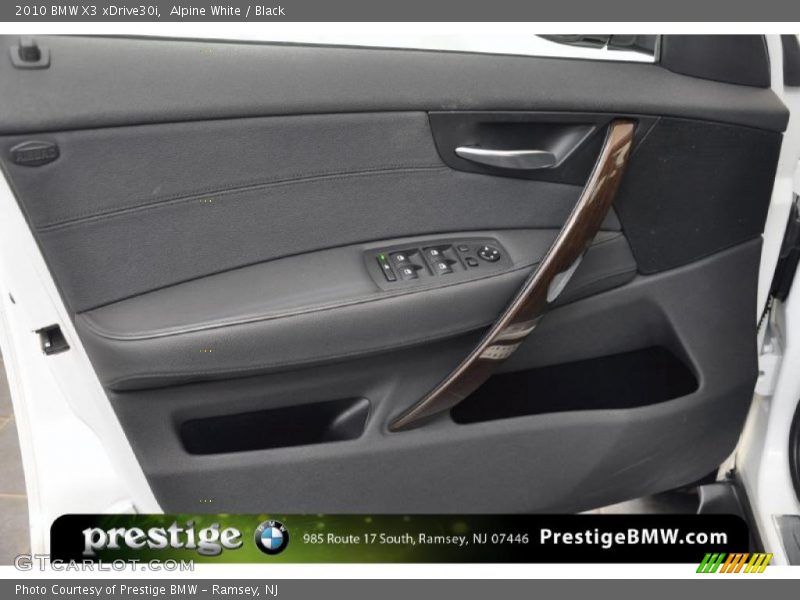 Alpine White / Black 2010 BMW X3 xDrive30i