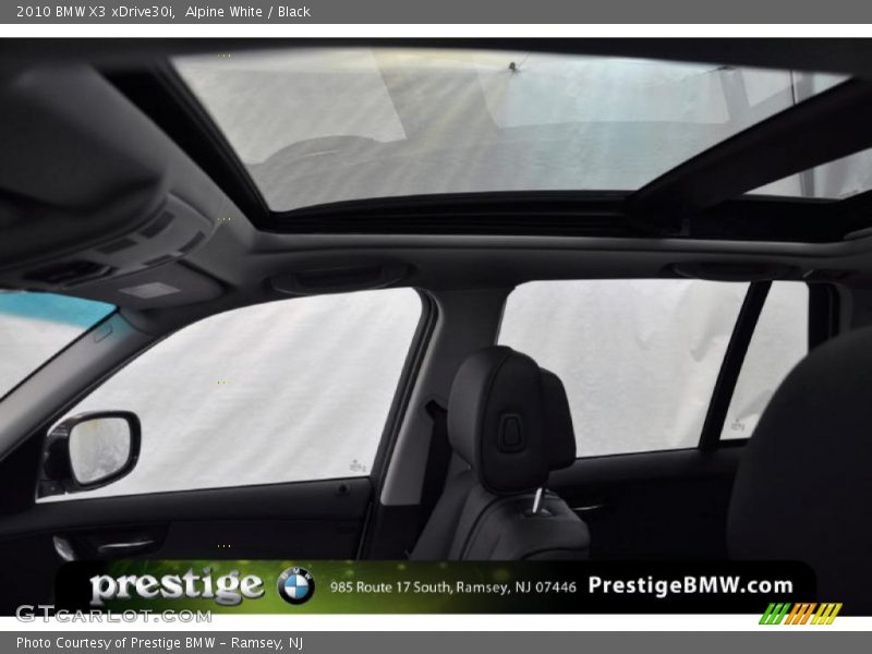 Alpine White / Black 2010 BMW X3 xDrive30i