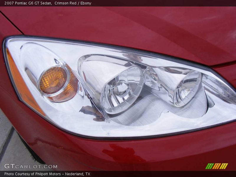 Crimson Red / Ebony 2007 Pontiac G6 GT Sedan