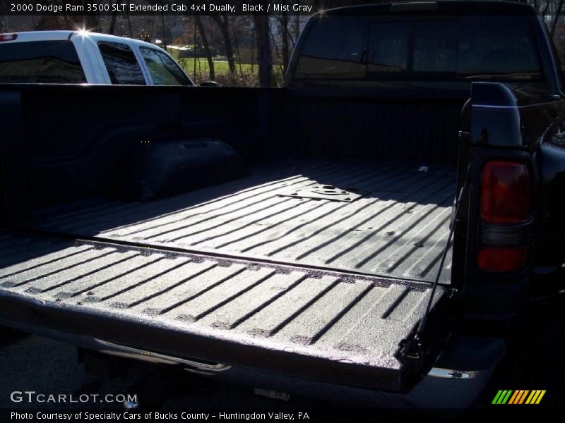 Black / Mist Gray 2000 Dodge Ram 3500 SLT Extended Cab 4x4 Dually