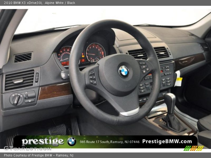 Alpine White / Black 2010 BMW X3 xDrive30i