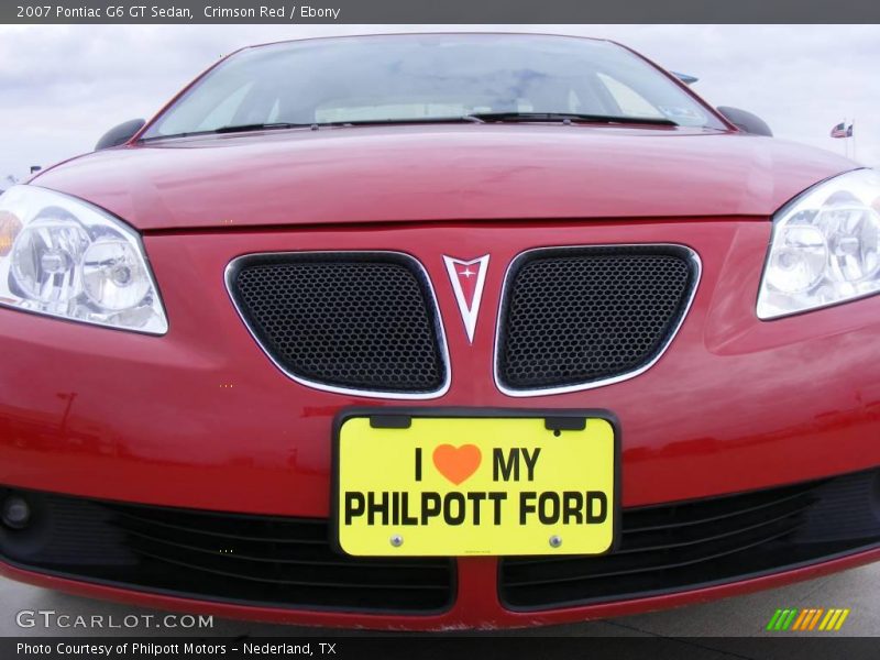 Crimson Red / Ebony 2007 Pontiac G6 GT Sedan