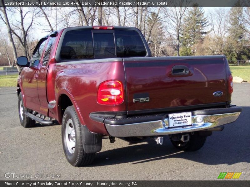 Dark Toreador Red Metallic / Medium Graphite 1999 Ford F150 XLT Extended Cab 4x4