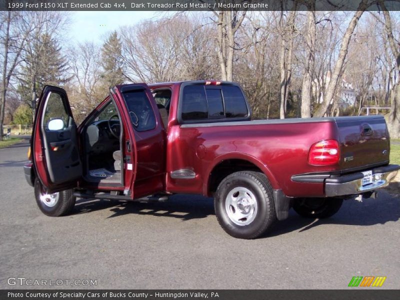 Dark Toreador Red Metallic / Medium Graphite 1999 Ford F150 XLT Extended Cab 4x4