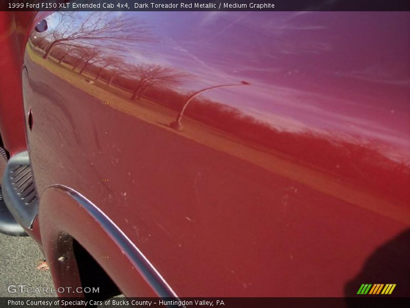 Dark Toreador Red Metallic / Medium Graphite 1999 Ford F150 XLT Extended Cab 4x4