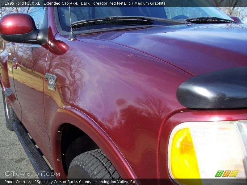 Dark Toreador Red Metallic / Medium Graphite 1999 Ford F150 XLT Extended Cab 4x4