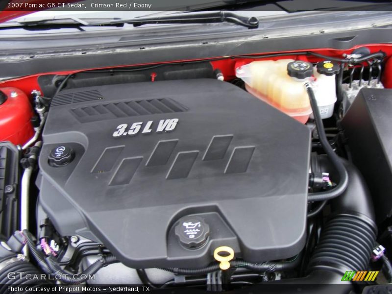 Crimson Red / Ebony 2007 Pontiac G6 GT Sedan