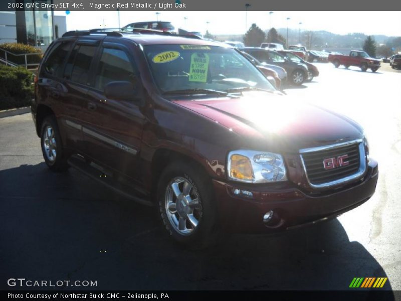 Magnetic Red Metallic / Light Oak 2002 GMC Envoy SLT 4x4