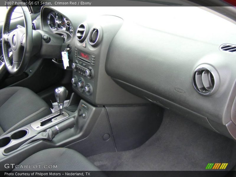 Crimson Red / Ebony 2007 Pontiac G6 GT Sedan