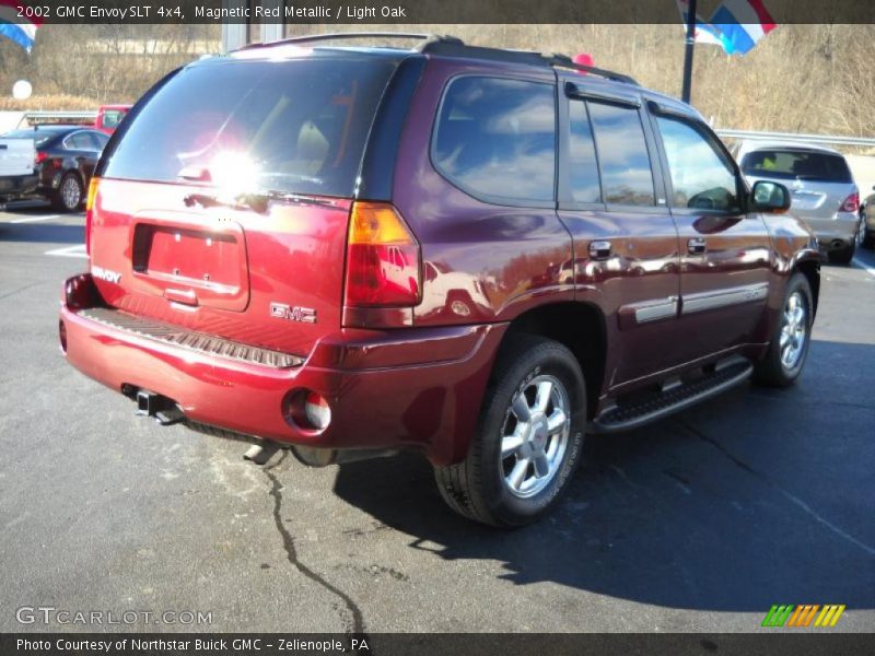Magnetic Red Metallic / Light Oak 2002 GMC Envoy SLT 4x4