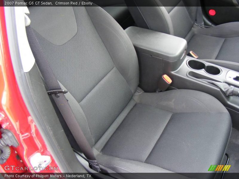 Crimson Red / Ebony 2007 Pontiac G6 GT Sedan