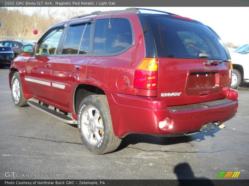 Magnetic Red Metallic / Light Oak 2002 GMC Envoy SLT 4x4