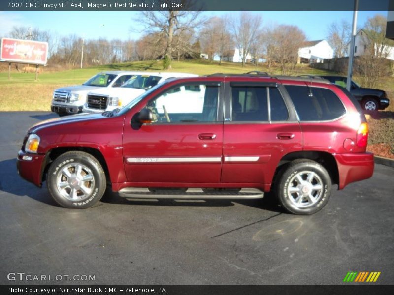 Magnetic Red Metallic / Light Oak 2002 GMC Envoy SLT 4x4