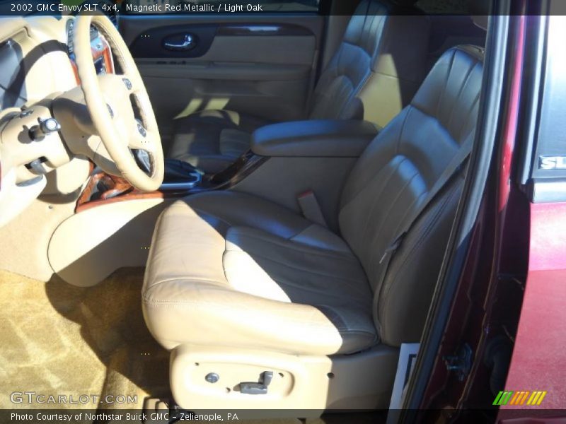 Magnetic Red Metallic / Light Oak 2002 GMC Envoy SLT 4x4
