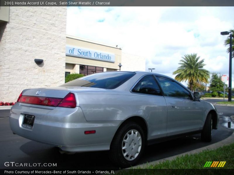 Satin Silver Metallic / Charcoal 2001 Honda Accord LX Coupe