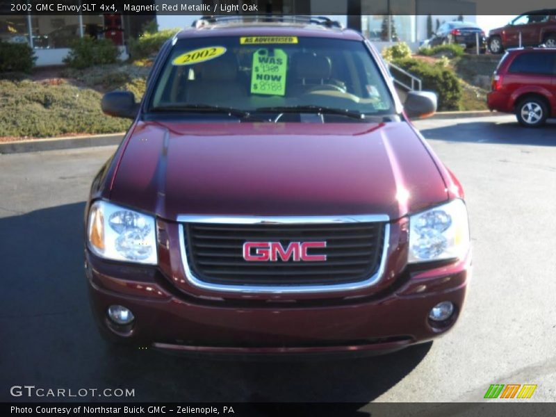 Magnetic Red Metallic / Light Oak 2002 GMC Envoy SLT 4x4