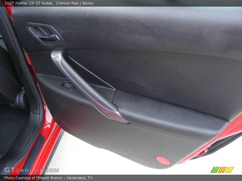 Crimson Red / Ebony 2007 Pontiac G6 GT Sedan