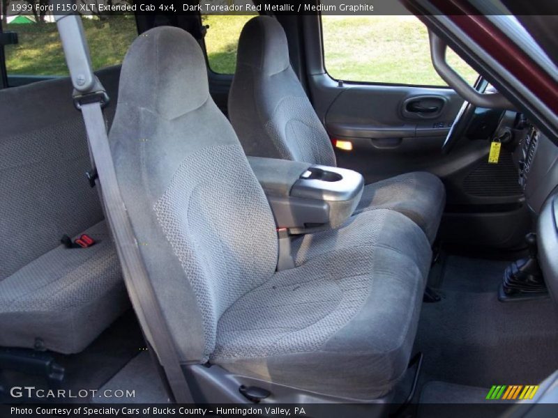 Dark Toreador Red Metallic / Medium Graphite 1999 Ford F150 XLT Extended Cab 4x4