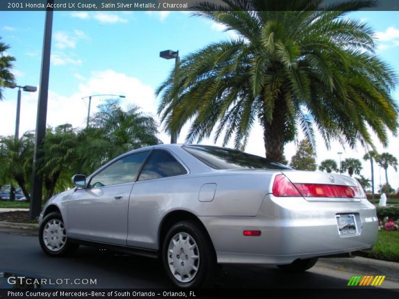 Satin Silver Metallic / Charcoal 2001 Honda Accord LX Coupe