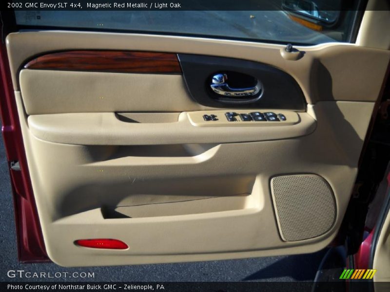 Magnetic Red Metallic / Light Oak 2002 GMC Envoy SLT 4x4