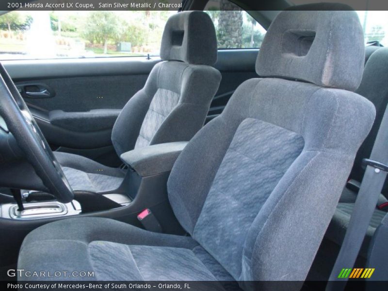 Satin Silver Metallic / Charcoal 2001 Honda Accord LX Coupe