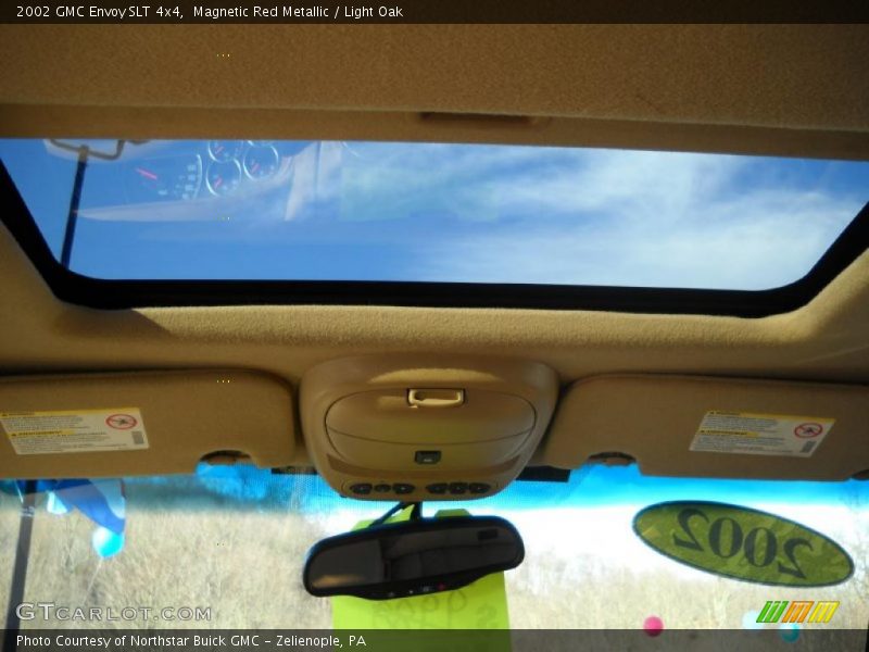 Magnetic Red Metallic / Light Oak 2002 GMC Envoy SLT 4x4