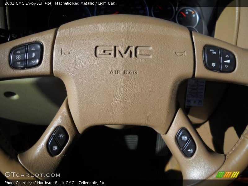 Magnetic Red Metallic / Light Oak 2002 GMC Envoy SLT 4x4