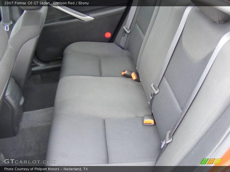 Crimson Red / Ebony 2007 Pontiac G6 GT Sedan