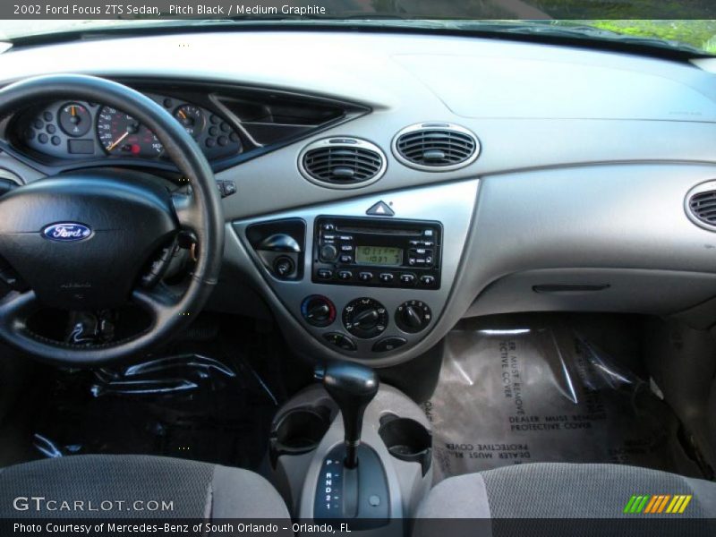 Pitch Black / Medium Graphite 2002 Ford Focus ZTS Sedan