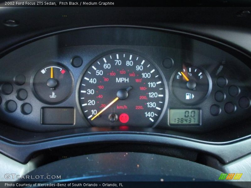 2002 Focus ZTS Sedan ZTS Sedan Gauges