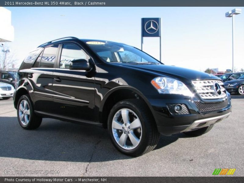 Black / Cashmere 2011 Mercedes-Benz ML 350 4Matic
