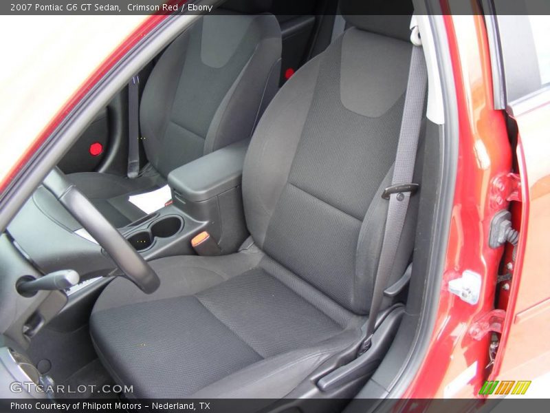 Crimson Red / Ebony 2007 Pontiac G6 GT Sedan