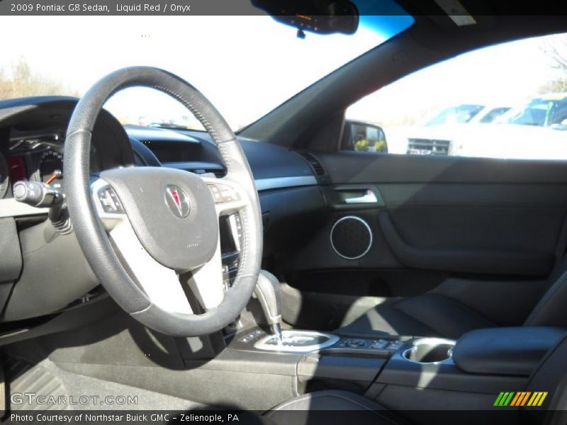 Liquid Red / Onyx 2009 Pontiac G8 Sedan