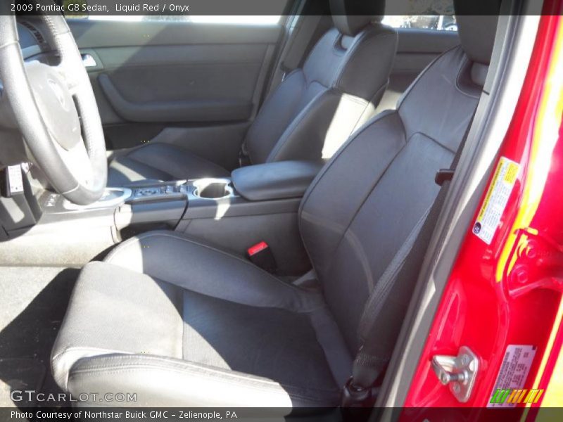 Liquid Red / Onyx 2009 Pontiac G8 Sedan